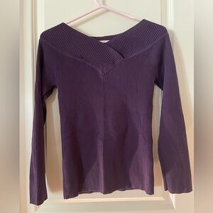 INC International Concepts Purple Sweater